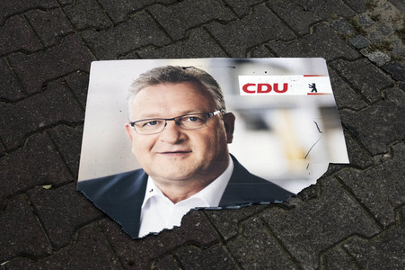 Bundestagswahlkampf-Plakate in Berlin
