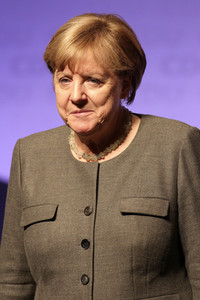 Wahlkampfveranstaltung mit Angela Merkel in Hamburg