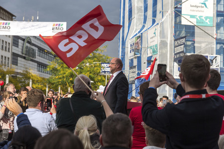 Wahlkampfveranstaltung mit Martin Schulz in Hannover
