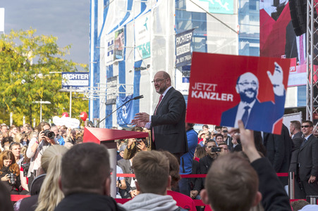 Wahlkampfveranstaltung mit Martin Schulz in Hannover