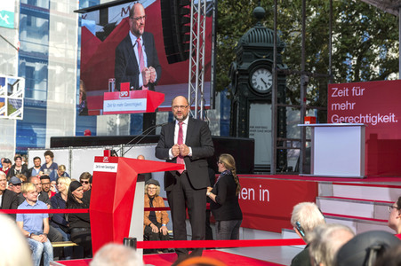 Wahlkampfveranstaltung mit Martin Schulz in Hannover