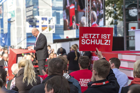 Wahlkampfveranstaltung mit Martin Schulz in Hannover