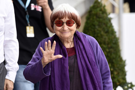 Ankunft von Agnès Varda auf dem San Sebastian Film Festival 2017