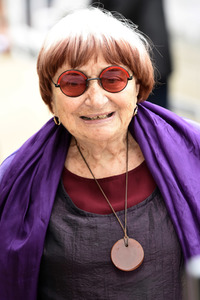 Ankunft von Agnès Varda auf dem San Sebastian Film Festival 2017