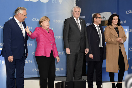 Wahlkampfveranstaltung der CSU in München
