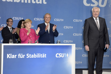 Wahlkampfveranstaltung der CSU in München