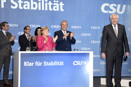 Wahlkampfveranstaltung der CSU in München