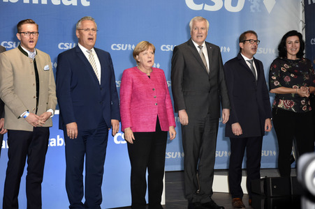Wahlkampfveranstaltung der CSU in München