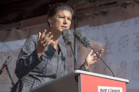 Wahlkampfveranstaltung der LINKEN in Berlin