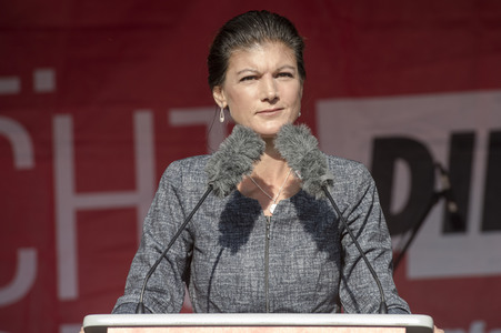 Wahlkampfveranstaltung der LINKEN in Berlin