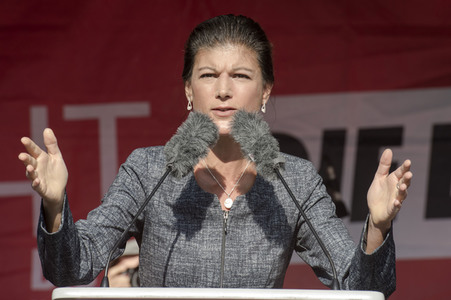 Wahlkampfveranstaltung der LINKEN in Berlin