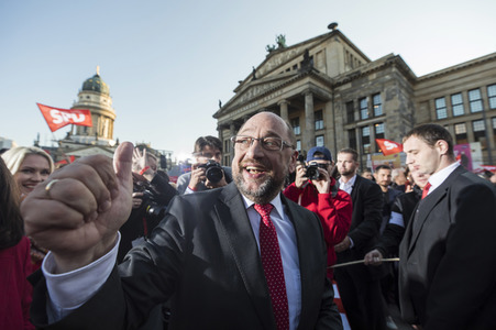 Wahlkampfveranstaltung mit Martin Schulz in Berlin