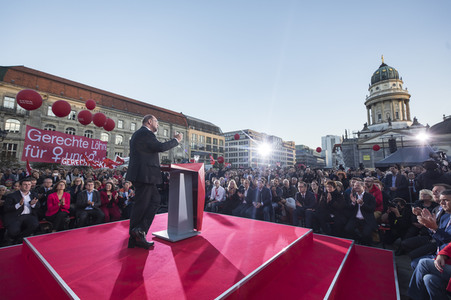 Wahlkampfveranstaltung mit Martin Schulz in Berlin