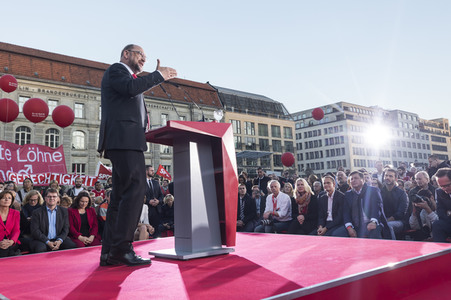 Wahlkampfveranstaltung mit Martin Schulz in Berlin