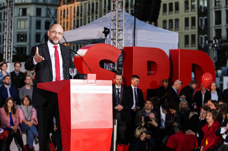 Wahlkampfveranstaltung mit Martin Schulz in Berlin
