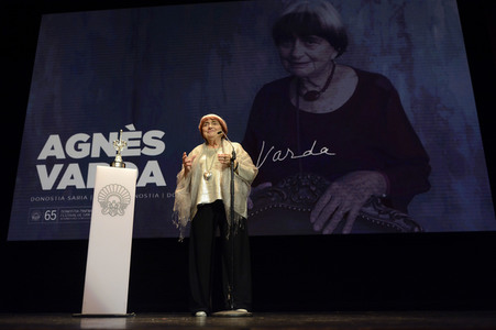 Donostia Award für Agnès Varda, San Sebastian Film Festival 2017