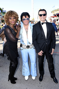 Photocall zur Muscial-Tournee mit Tina Turner, Elvis und Falco auf dem Oktoberfest in München