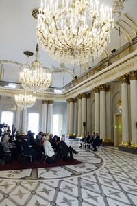 Pressegespräch zum Auftakt der Wiedereröffnung der Staatsoper Unter den Linden in Berlin