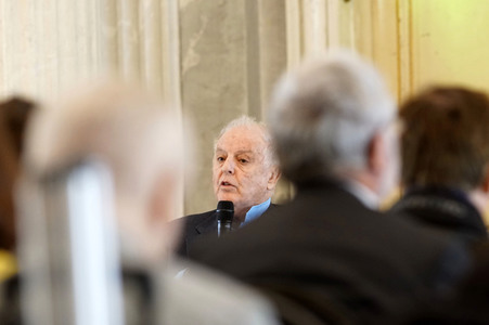 Pressegespräch zum Auftakt der Wiedereröffnung der Staatsoper Unter den Linden in Berlin