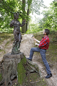 WORKING ART: Holzfäller / Lumberjack Bodypainting