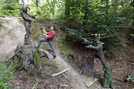 WORKING ART: Holzfäller / Lumberjack Bodypainting