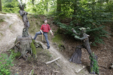 WORKING ART: Holzfäller / Lumberjack Bodypainting