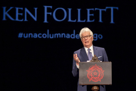 Buchpräsentation von Ken Follett in Madrid