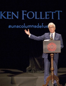 Buchpräsentation von Ken Follett in Madrid
