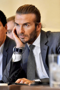 Pressekonferenz mit David Beckham in Tokio