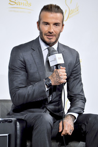 Pressekonferenz mit David Beckham in Tokio