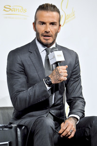 Pressekonferenz mit David Beckham in Tokio