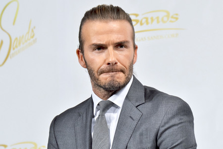 Pressekonferenz mit David Beckham in Tokio