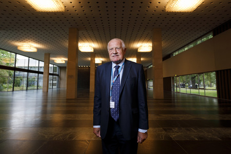 Fotoshooting mit Václav Klaus in Nürnberg