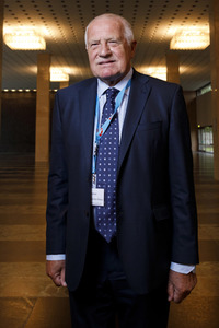 Fotoshooting mit Václav Klaus in Nürnberg