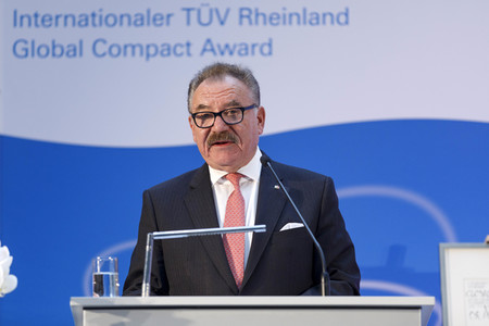 Internationaler TÜV Rheinland Global Compact Award 2017 in Köln