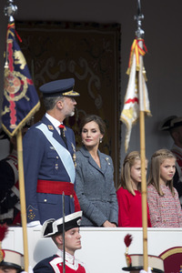 Militärparade zum spanischen Nationalfeiertag in Madrid