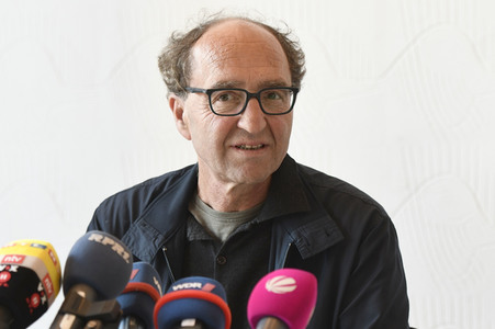 Pressekonferenz mit Dogan Akhanli in Köln