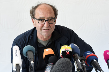 Pressekonferenz mit Dogan Akhanli in Köln