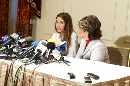 Pressekonferenz mit Harvey Weinstein Opfer in New York