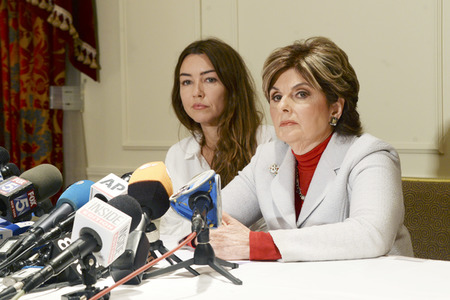 Pressekonferenz mit Harvey Weinstein Opfer in New York