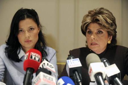 Pressekonferenz mit Harvey Weinstein Opfer Natassia Malthe in New York
