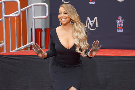 Hand and Footprint Ceremony mit Mariah Carey in Los Angeles