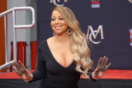 Hand and Footprint Ceremony mit Mariah Carey in Los Angeles