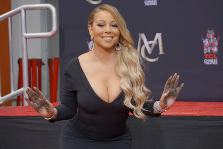 Hand and Footprint Ceremony mit Mariah Carey in Los Angeles