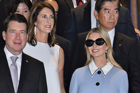 Ankunft von Ivanka Trump in Narita