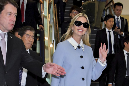 Ankunft von Ivanka Trump in Narita