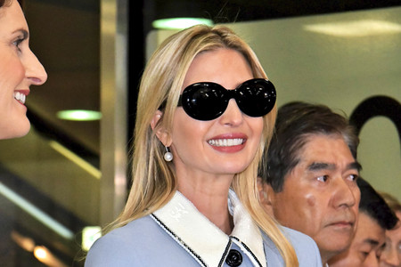 Ankunft von Ivanka Trump in Narita