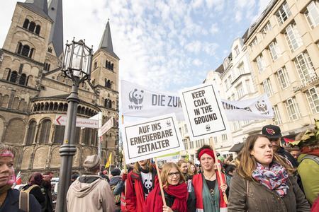 Großdemo 'Klima schützen – Kohle stoppen!' in Bonn