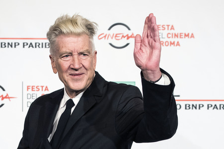 Photocall mit David Lynch  auf dem Rome Film Fest 2017
