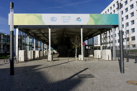 Das COP 23 Gelände der UN-Klimakonferenz in Bonn